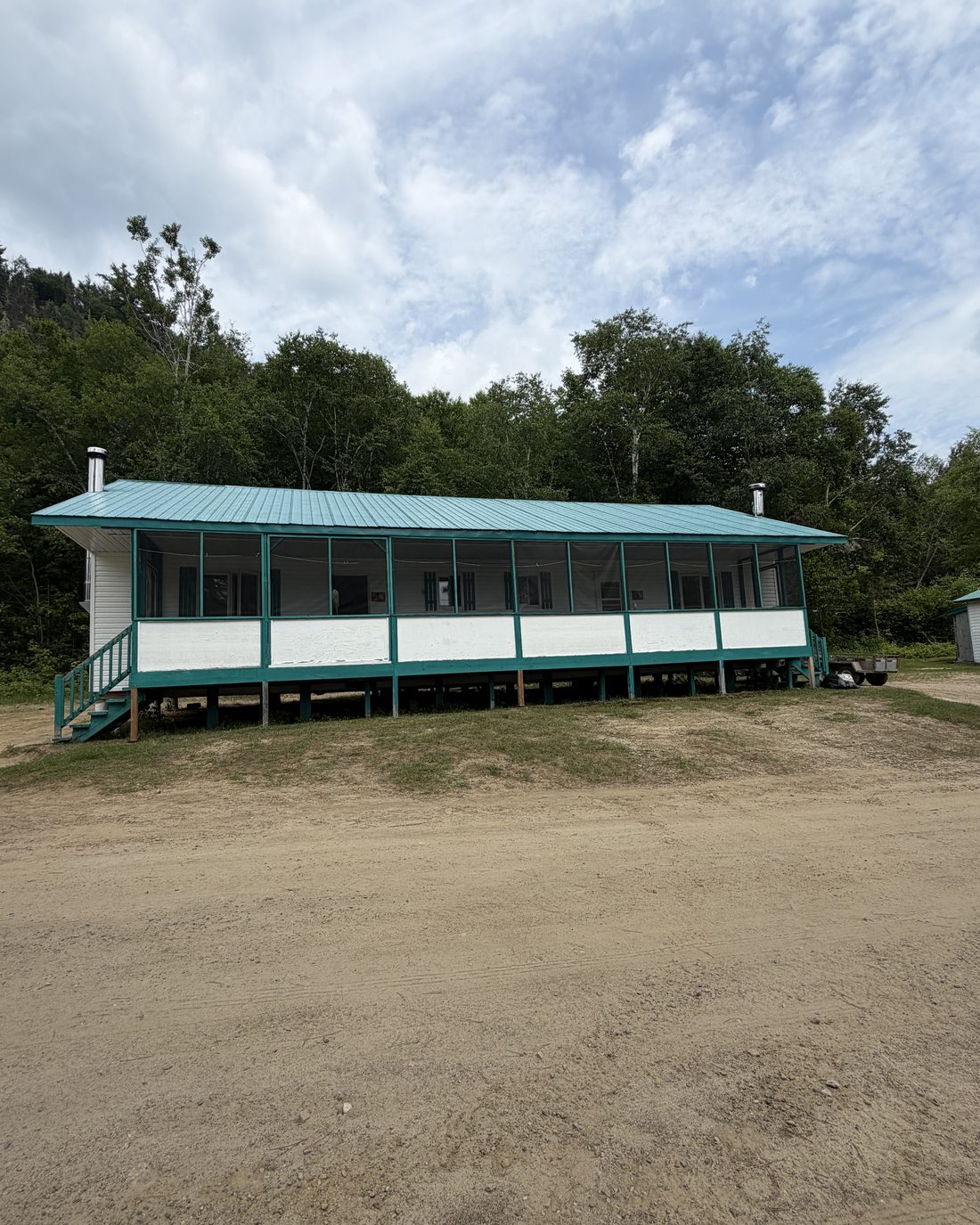 Le grand chalet pouvant accueillir 20 personnes